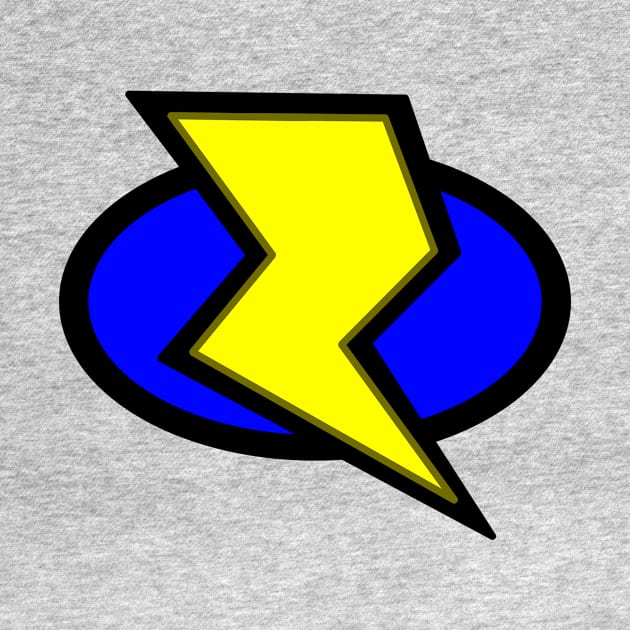 Lightning Bolt Logo - Blue by RD Doodles